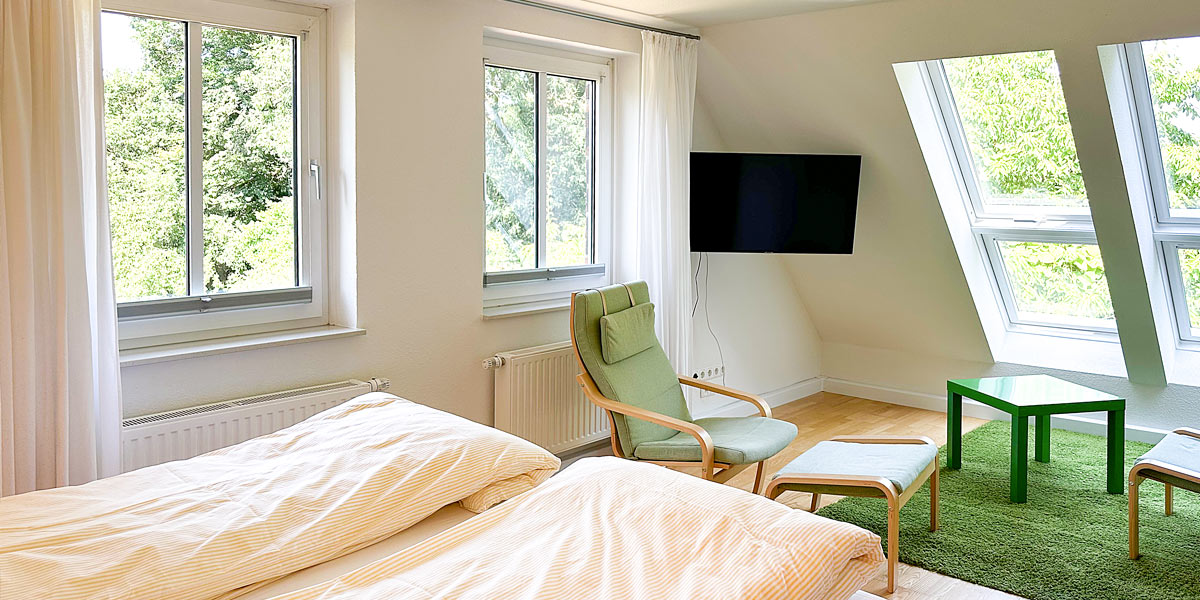 Ferienhaus Wietzendorf Schlafzimmer 1